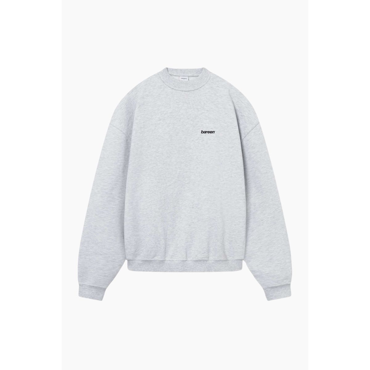 Crewneck Oversize Logo 2.0 - Cloudy Grey - bareen - Grå S