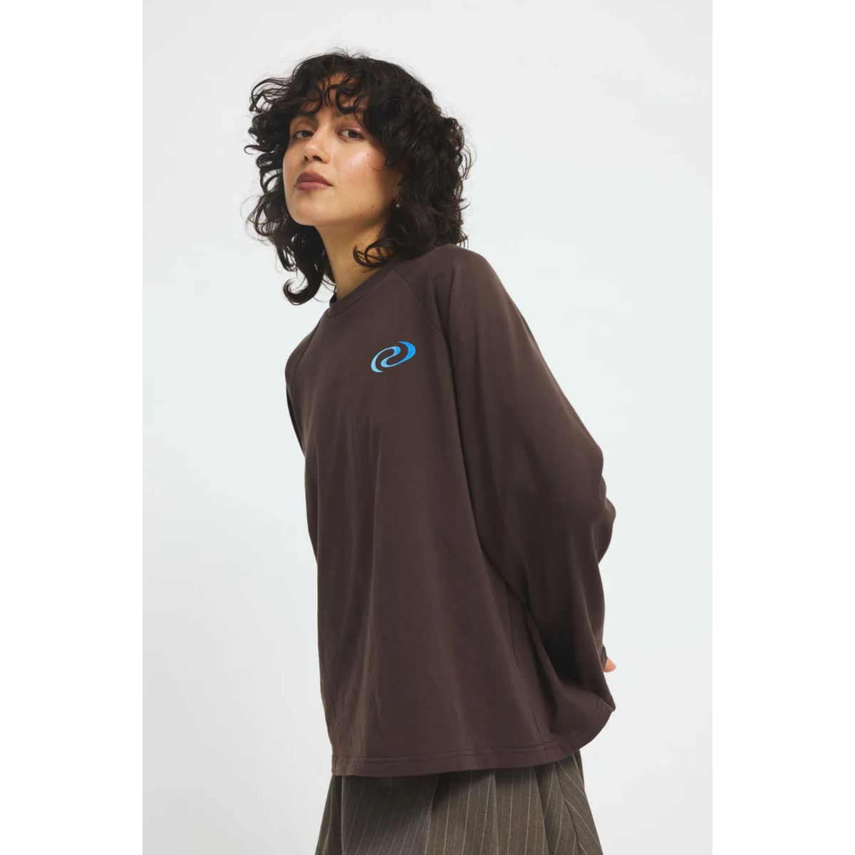 DavieRS LS Tee - Dark Brown - Résumé - Brun L