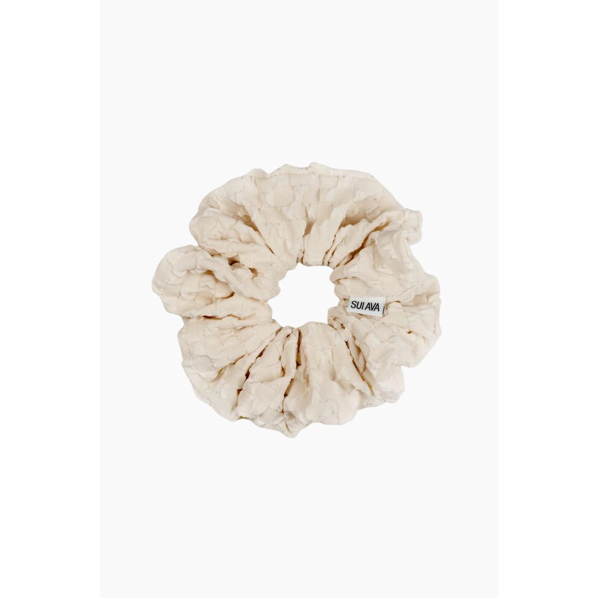 Daydream Scrunchie - Oat Milk - Sui Ava - Beige One Size