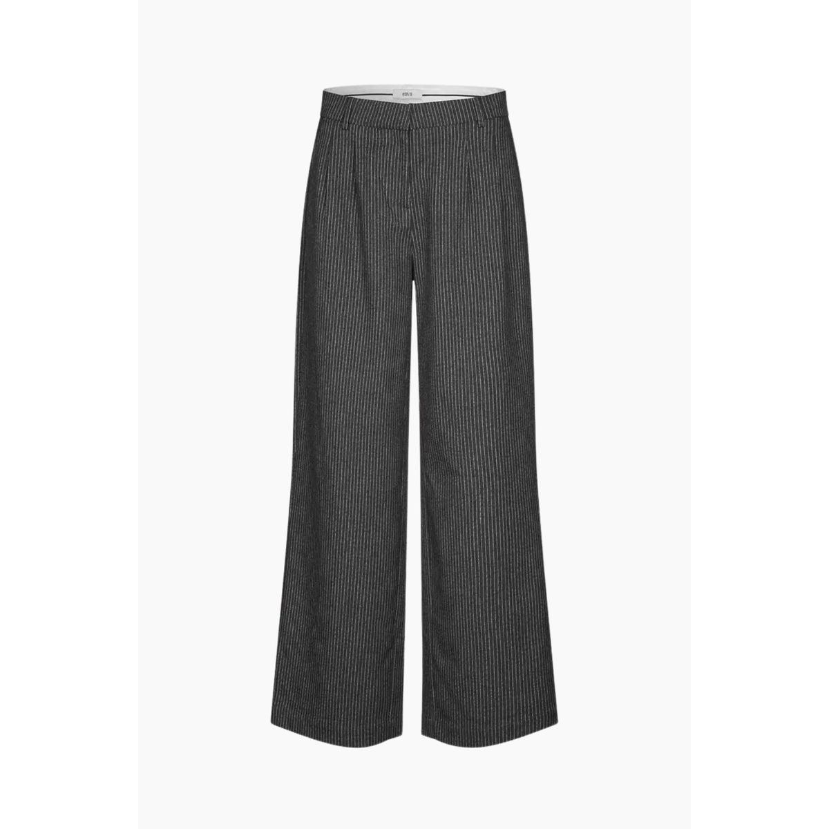 Endore Pants 7187 - Dark Grey Stripe - Envii - Grå XL