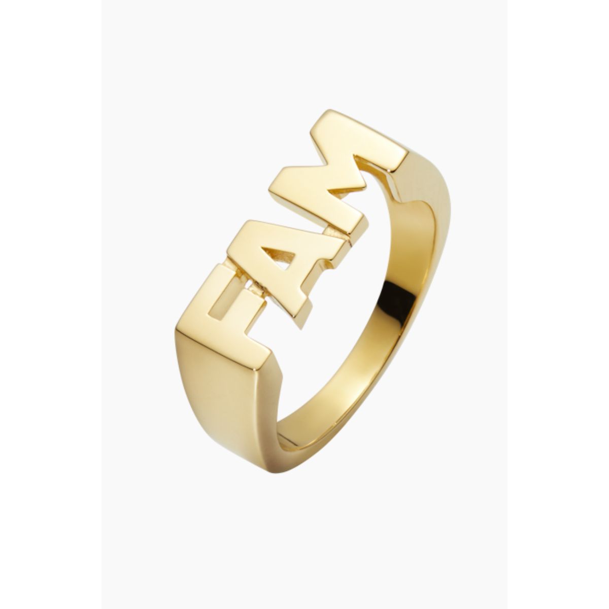 Fam Ring - Goldplated Silver - Maria Black - Guld 56