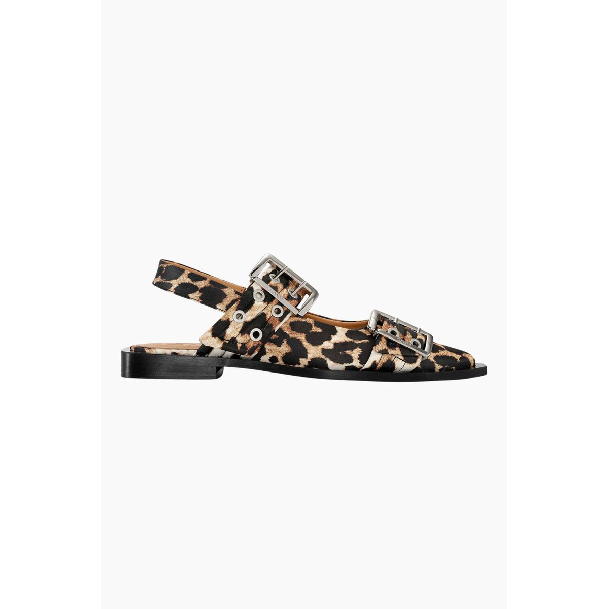 Feminine Buckle Ballerina Print S2947 - Leopard - GANNI - Leopard 37