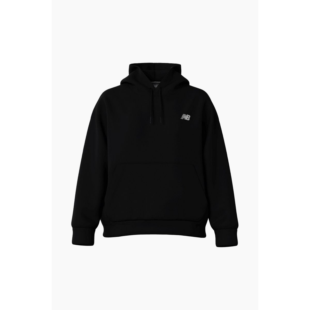 Fleece Small Logo Hoodie - Black - New Balance - Sort XS