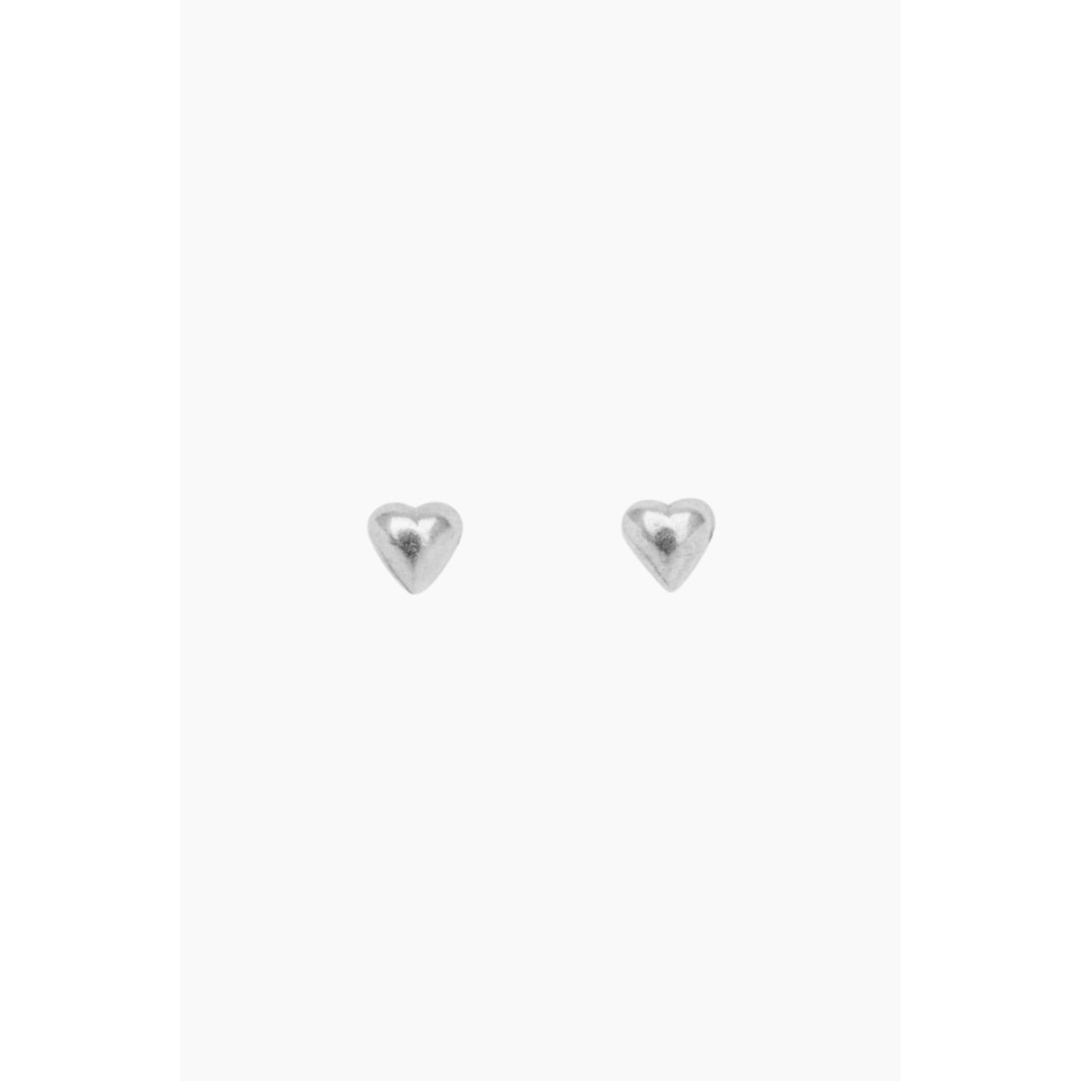 Heart Studs - Silver - Pico - Sølv One Size