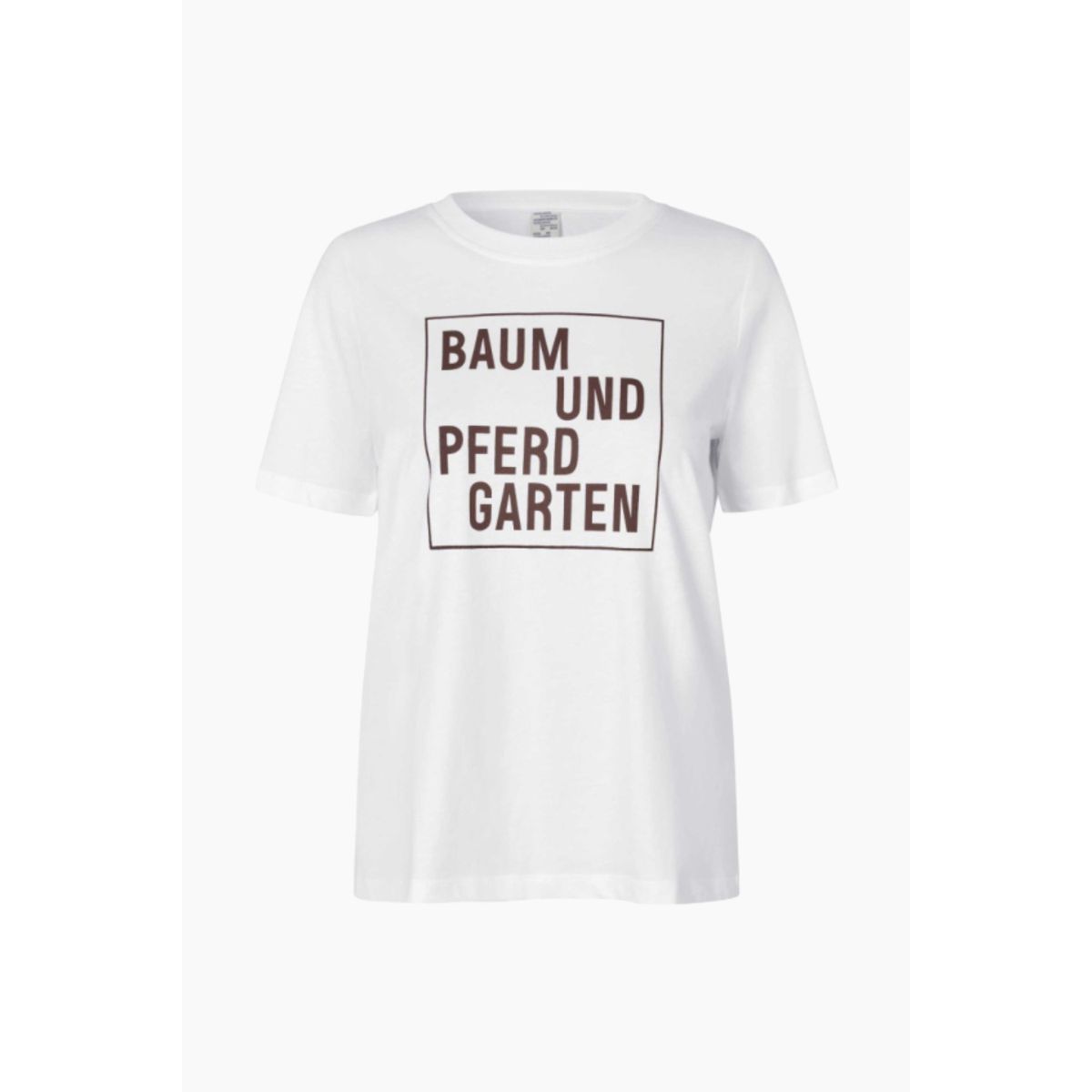 Jawo T-Shirt - Mahogany Logo Box - Baum und Pferdgarten - Hvid L