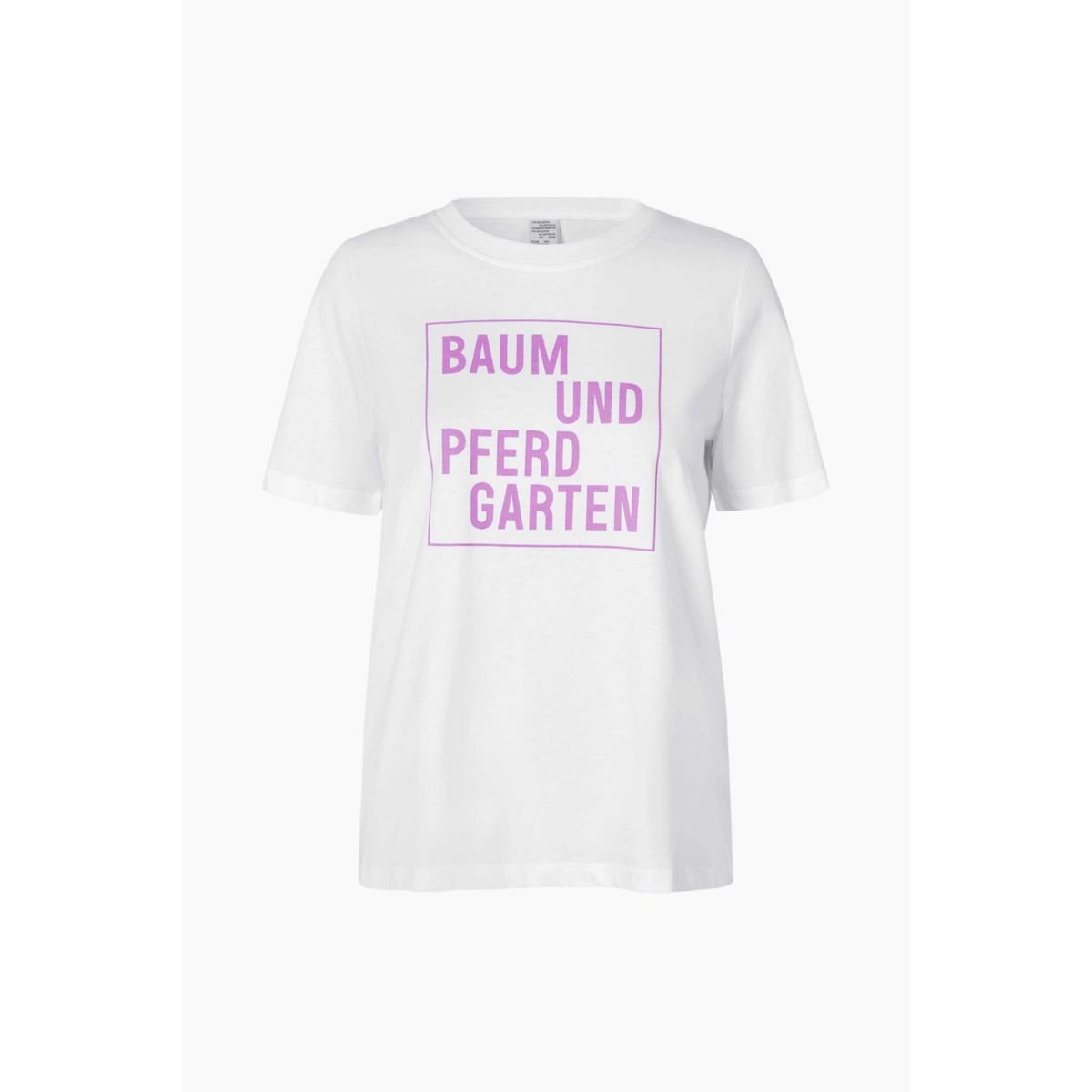 Jawo T-Shirt - Orchid Logo Box - Baum und Pferdgarten - Hvid XS