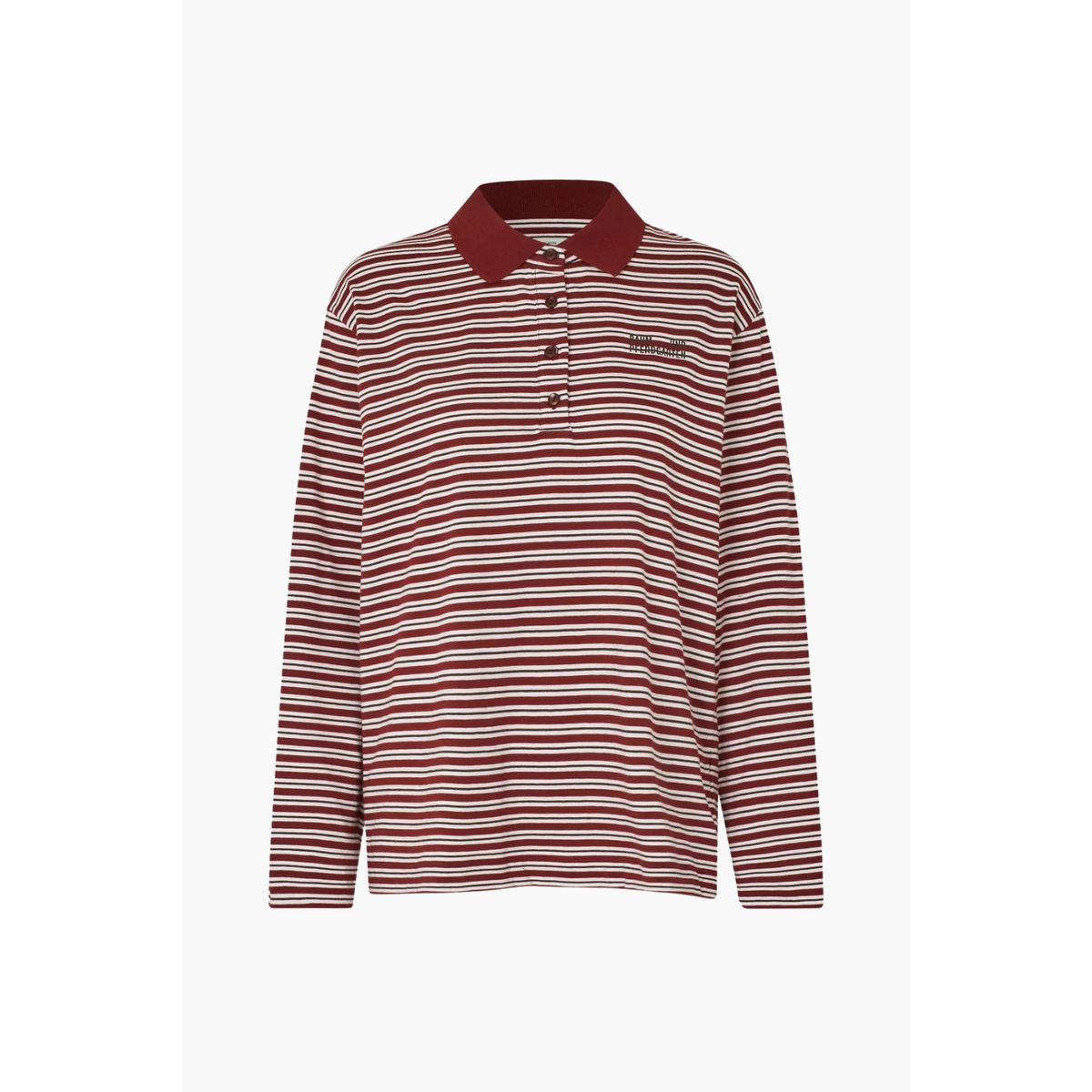 Jeanni Polo - Bordeaux Polo Stripe - Baum und Pferdgarten - Stribet L