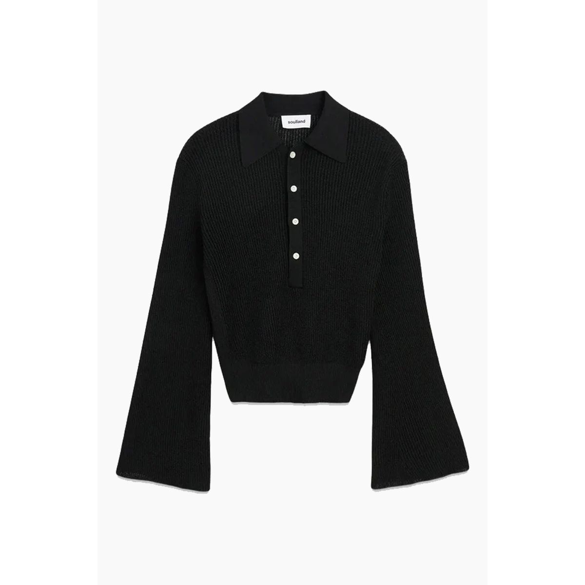 Kiki Polo Jumper - Black - Soulland - Sort XS/S