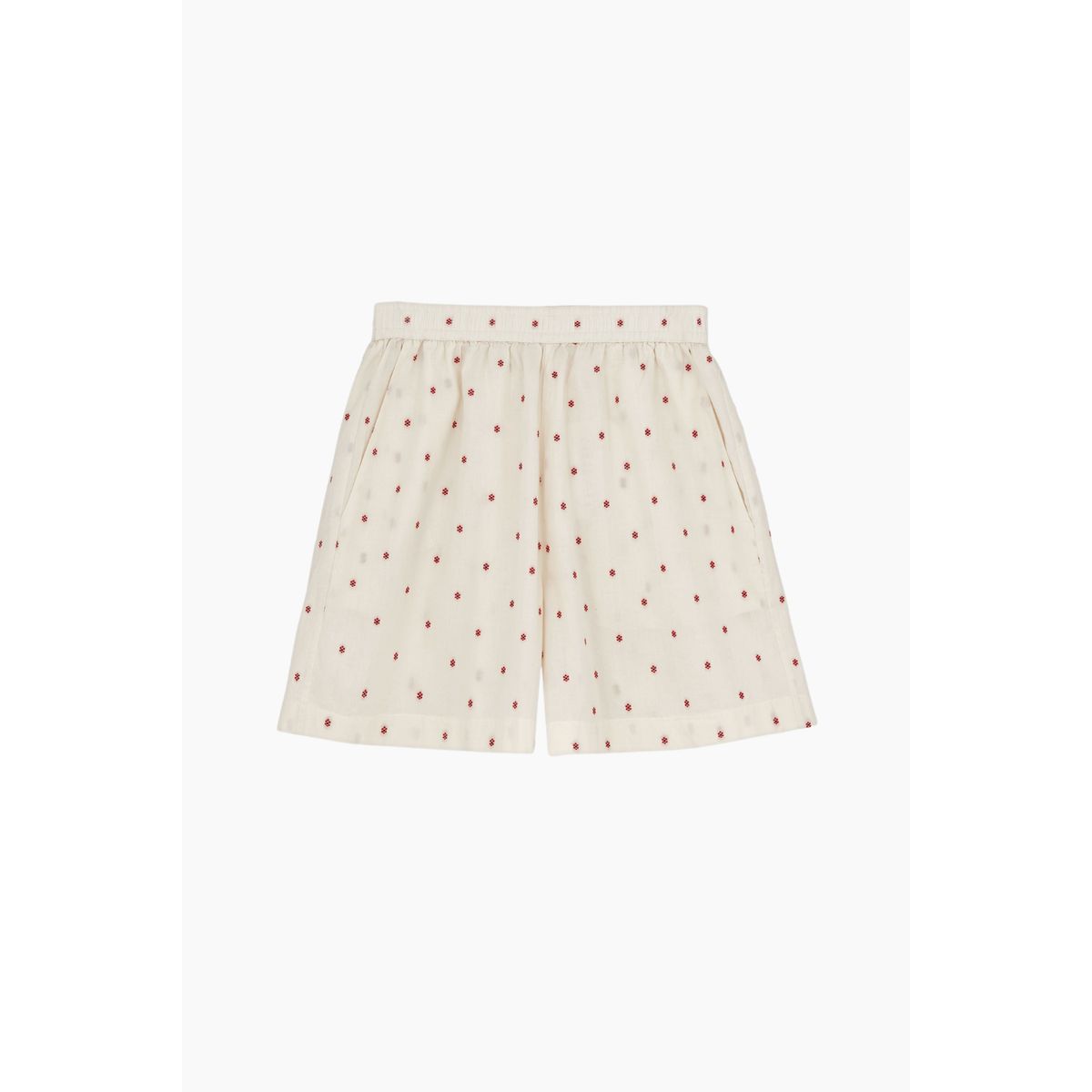 Lulu Shorts Flore - Mix Creme - Aiayu - Beige M