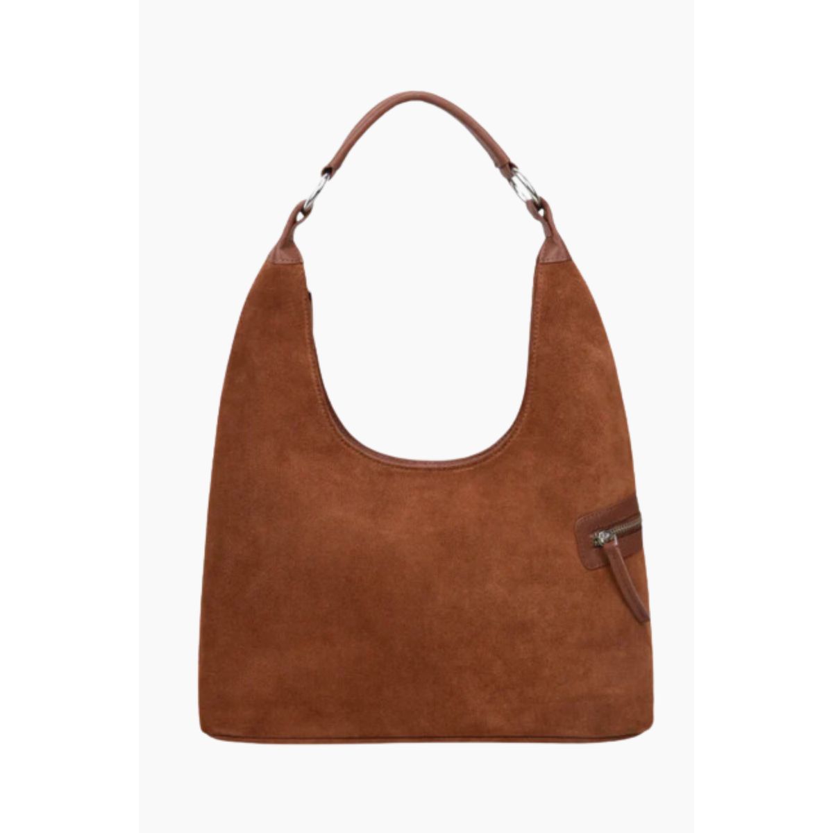 Lola Shoulder Bag - Brown Suede - Silfen Studio - Brun One Size