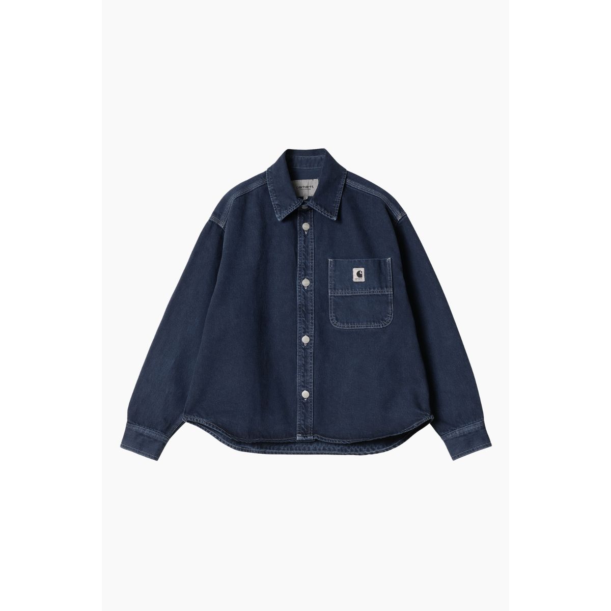 W' Georgia Shirt Jac - Air Force Blue (Stone Dyed) - Carhartt WIP - Blå M