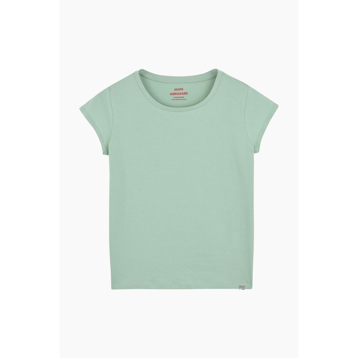 Organic Jersey Teasy Tee FAV - Jadeite - Mads Nørgaard - Grøn S