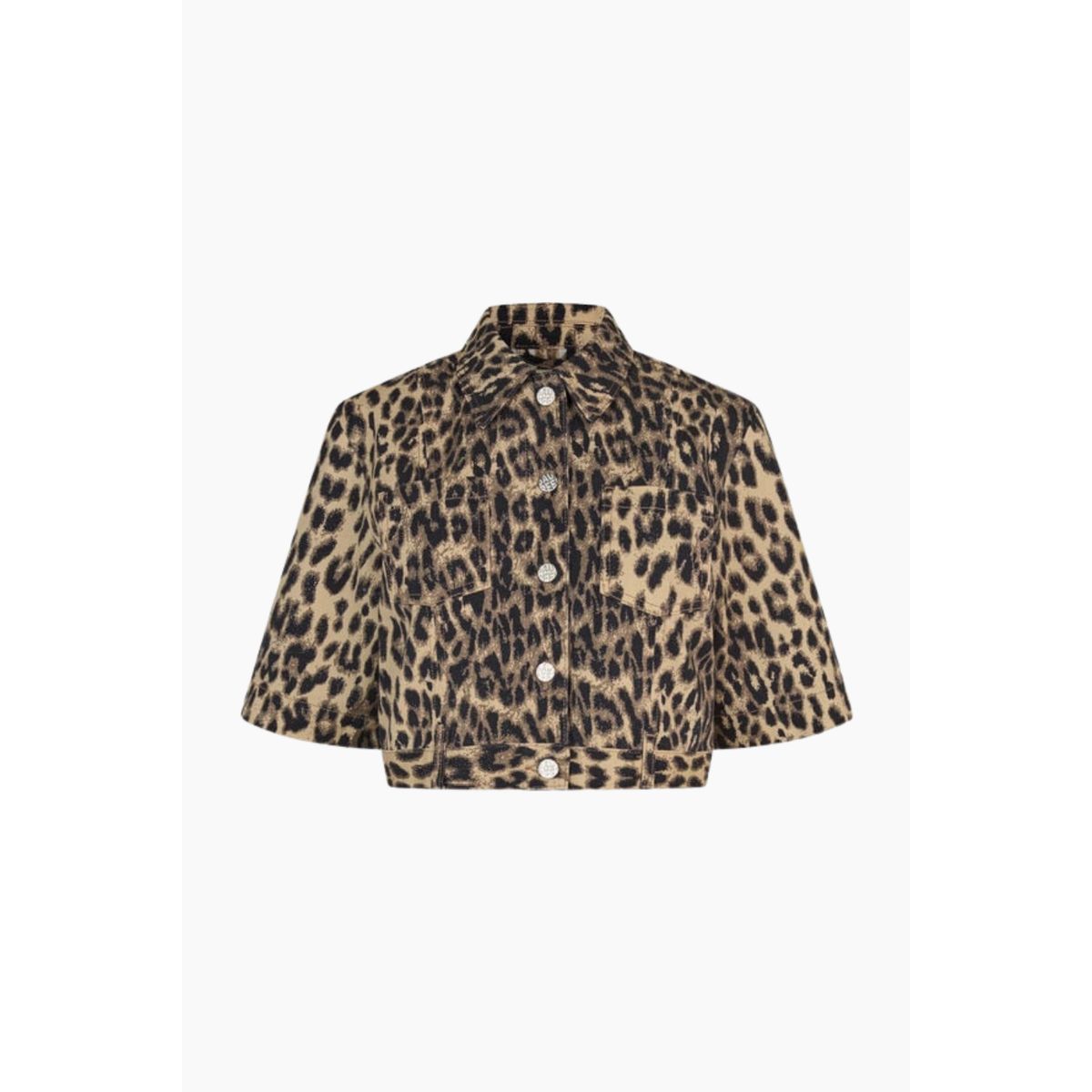 Masja Shirt - Brown Baum Leopard - Baum und Pferdgarten - Leopard S