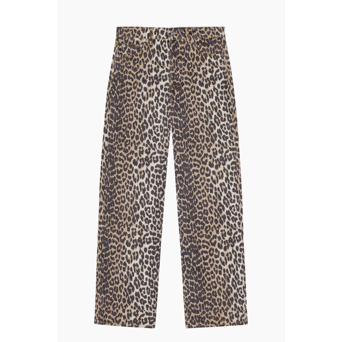 Print Denim Izey J1527 - Leopard - GANNI - Leopard 31