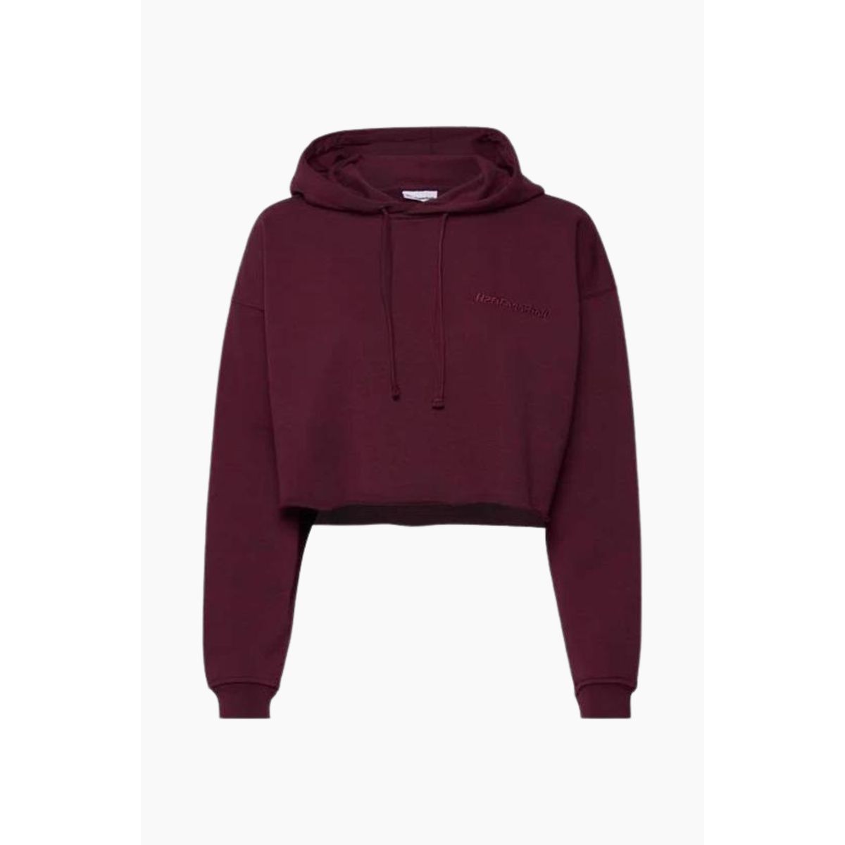 Pro Cropped Sweat Hoodie - Plum Wine - H2O Fagerholt - Bordeaux XS