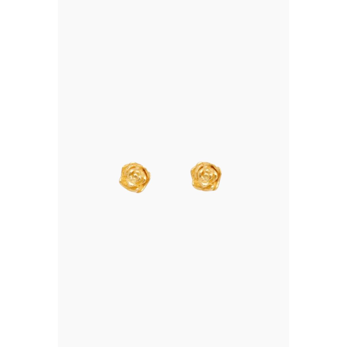 Rose Studs - Goldplated - Pico - Guld One Size