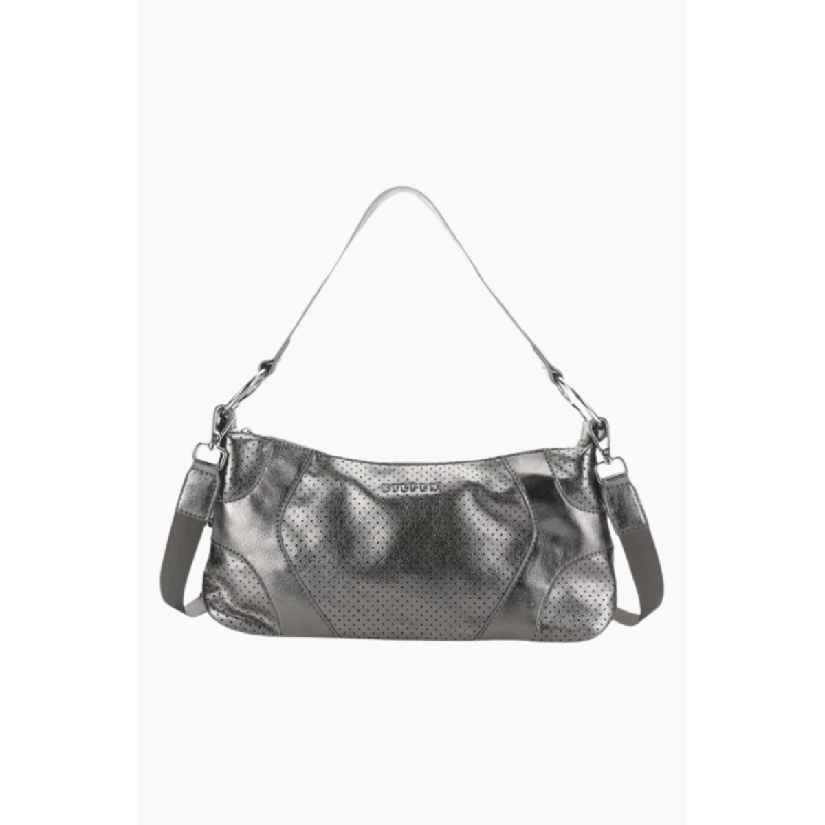 Stella Shoulder Bag - Silver - Silfen Studio - Sølv One Size