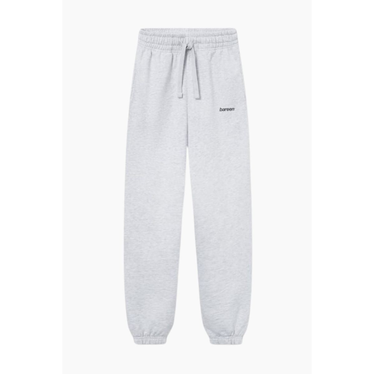 Sweatpants Heavy Logo - Cloudy Grey - bareen - Grå S