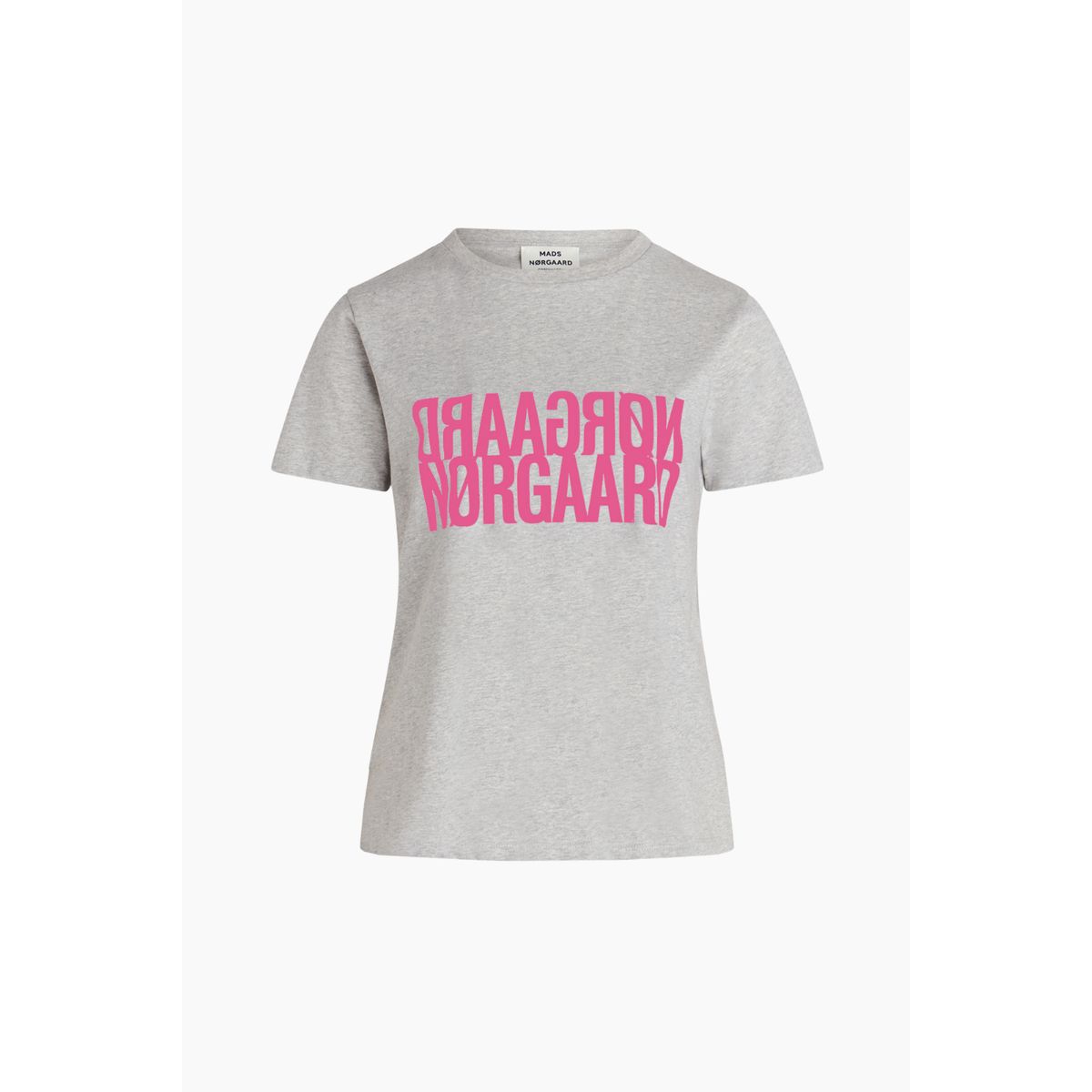 Single Organic Trenda P Tee - Light Grey Melange - Mads Nørgaard - Grå XL