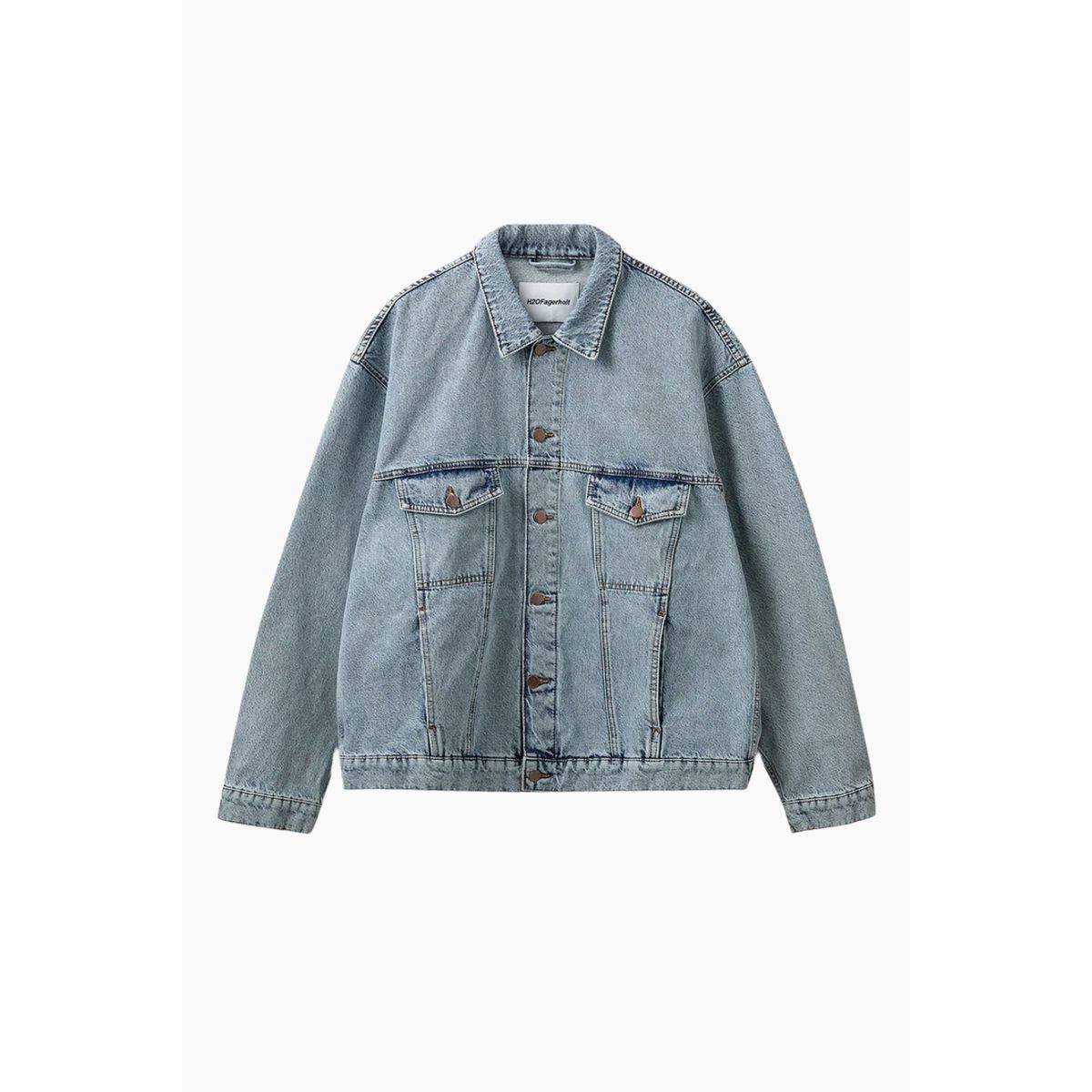 Sky Jacket - Light Blue Denim - H2O Fagerholt - Blå L