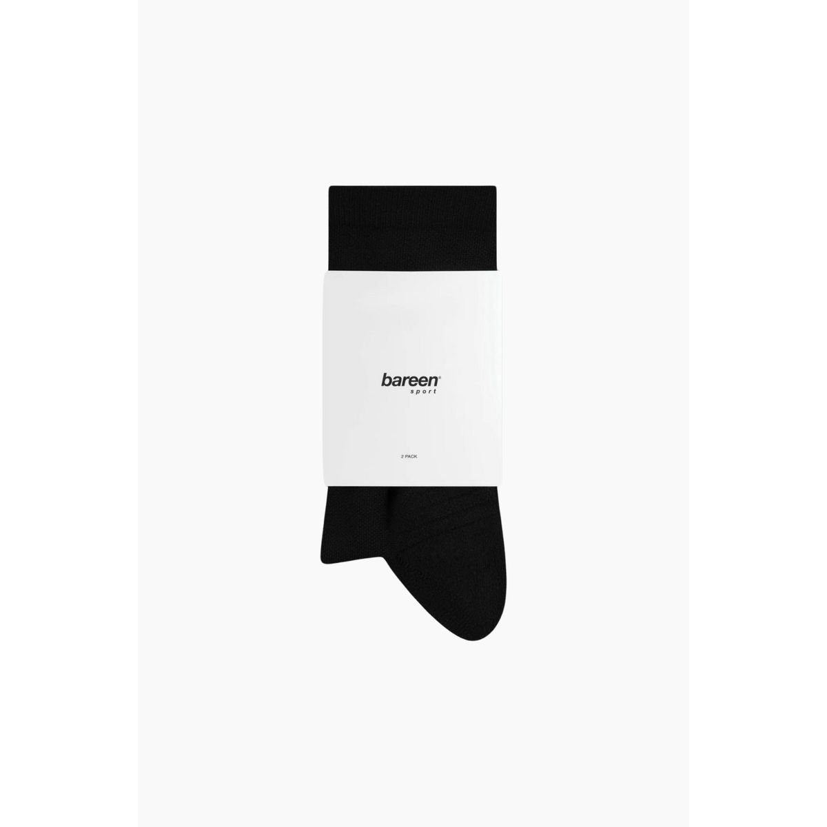 Tennis Socks 3-Pack - Black - bareen - Sort 38-40