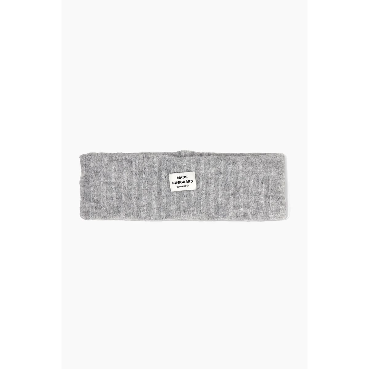 Tosca Aschley Headband - Light Grey Melange - Mads Nørgaard - Grå One Size