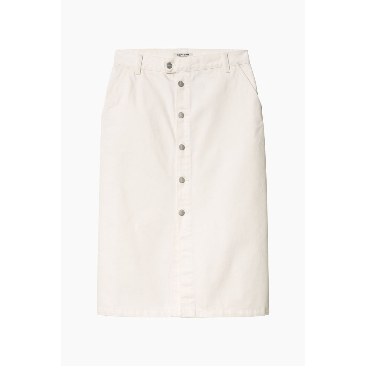 W' Colby Skirt - White Rinsed - Carhartt WIP - Hvid S