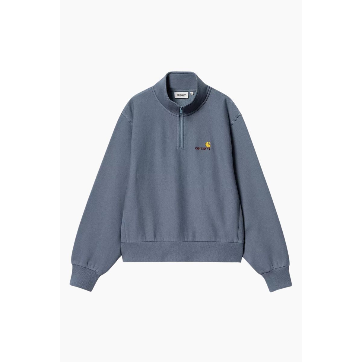 W' American Scr. High Neck Swt - Positano - Carhartt WIP - Blå XS