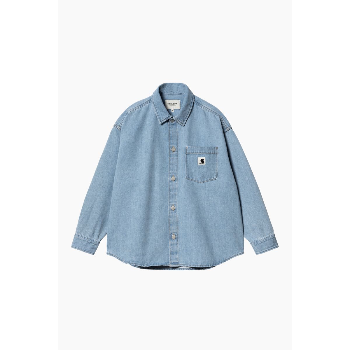 W' Alta Shirt Jac - Blue (Stone Bleached) - Carhartt WIP - Blå S