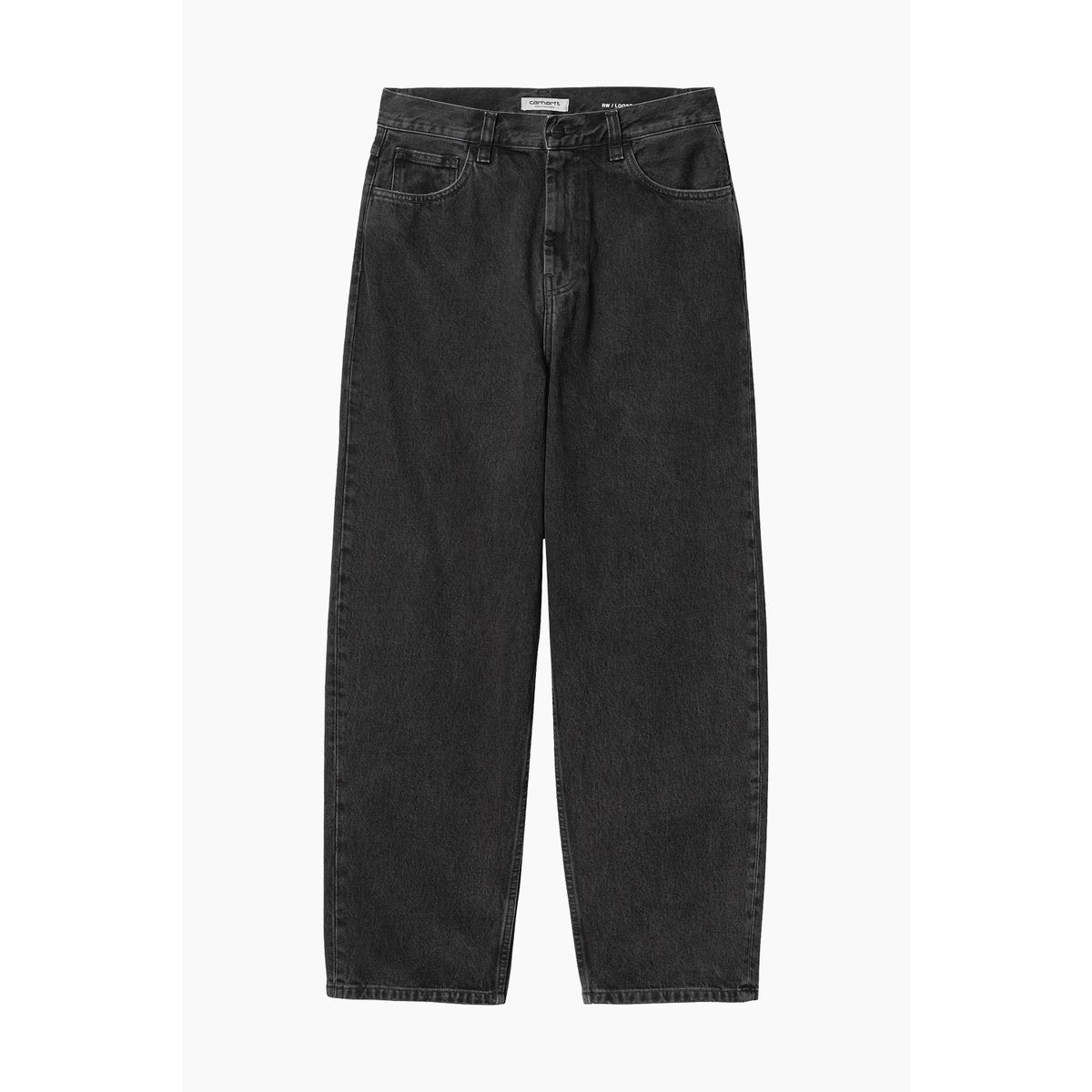 W' Brandon Pant - Black Stone Washed - Carhartt WIP - Sort XS