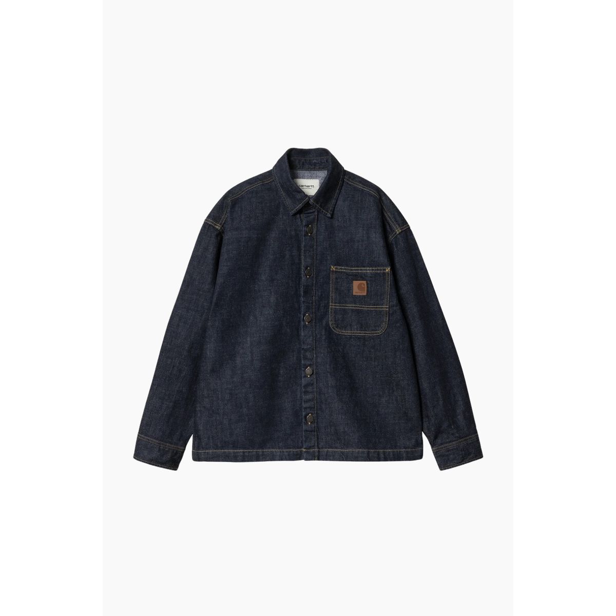 W' Lovilia Shirt Jac - Blue Rinsed - Carhartt WIP - Blå M