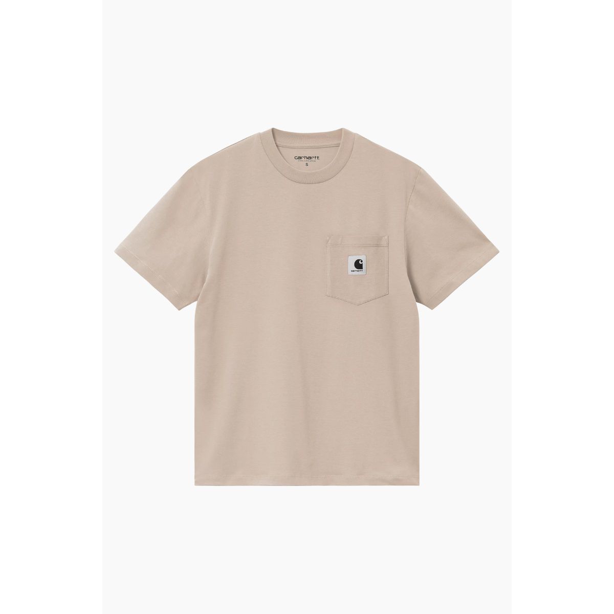 W' S/S Pocket T-shirt - Fleur De Sel - Carhartt WIP - Creme XS