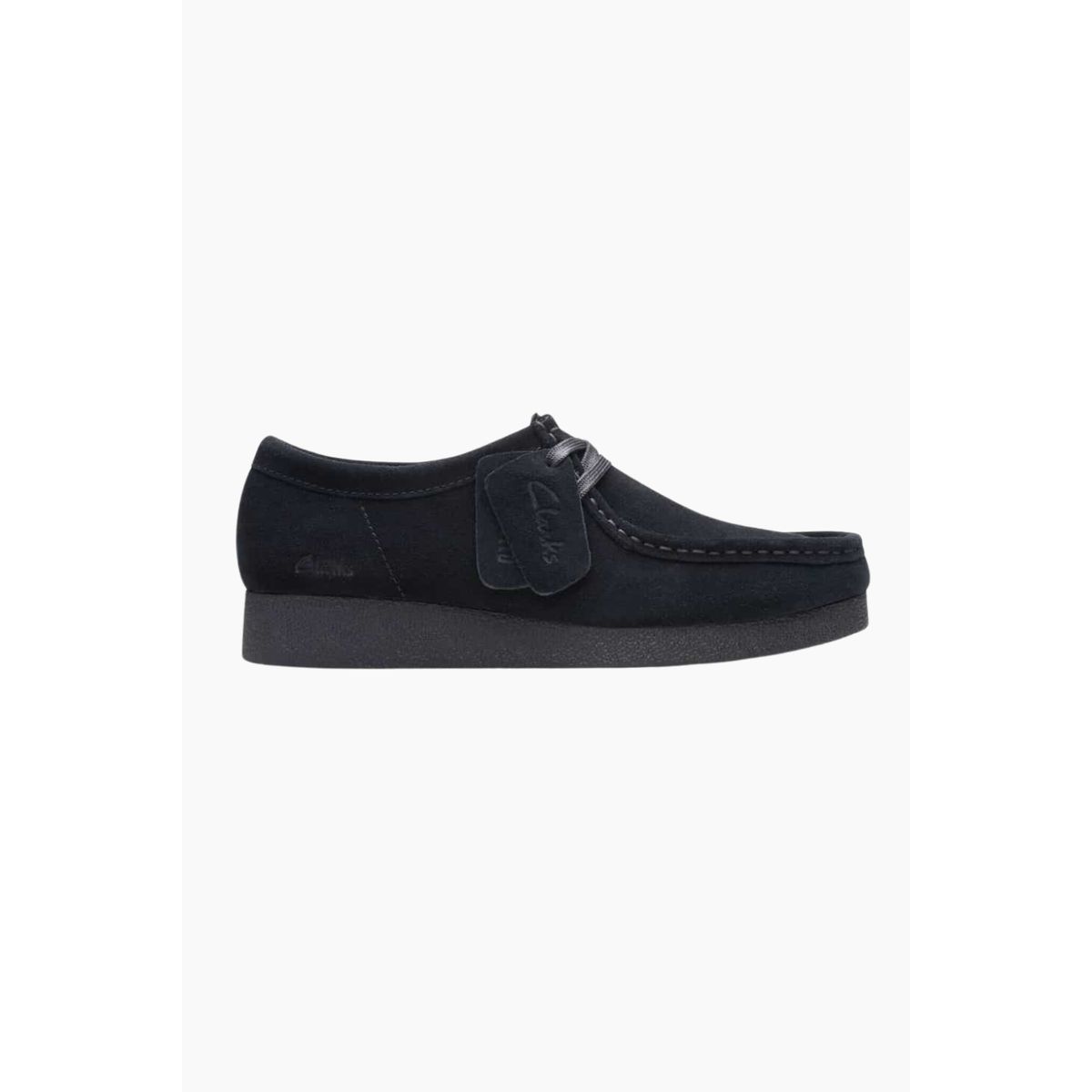 Wallabee - Black Suede - Clarks - Sort 44 1/2