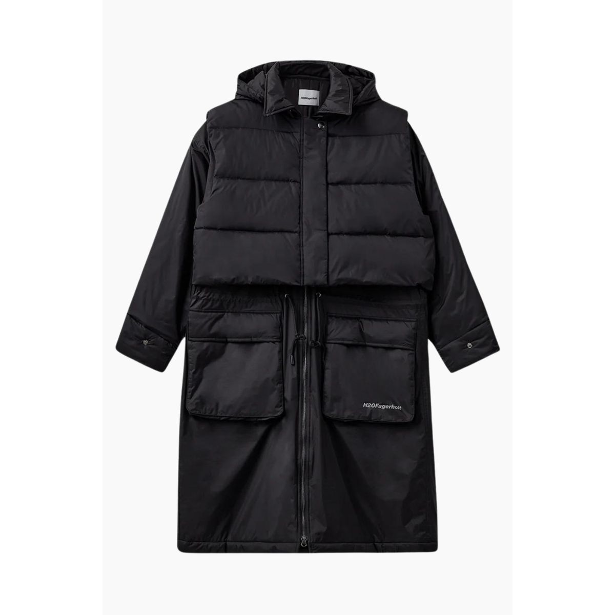 Warm Rain Jacket - Black - H2O Fagerholt - Sort XS