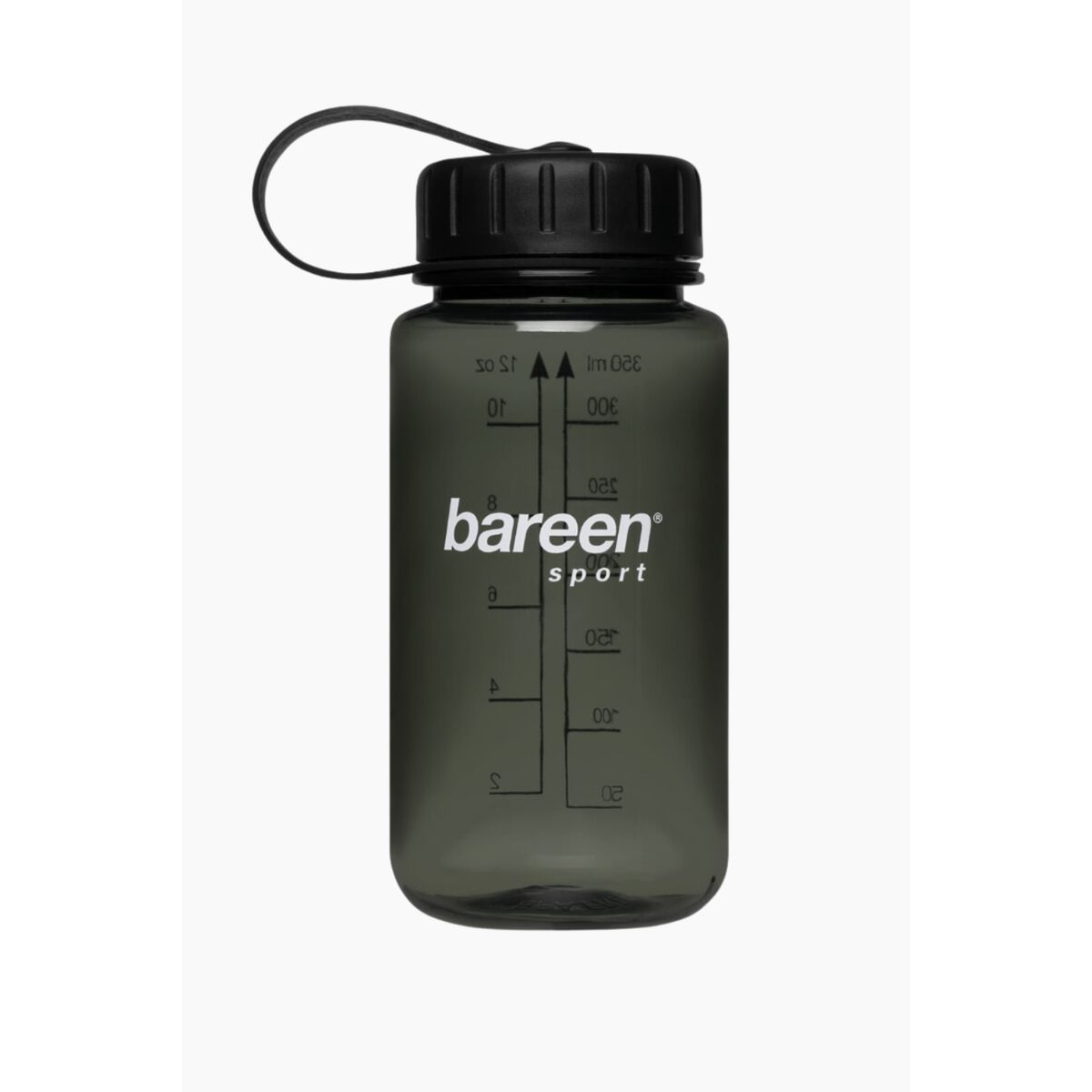 350 ML Water Bottle - Black & Grey - bareen - Sort One Size