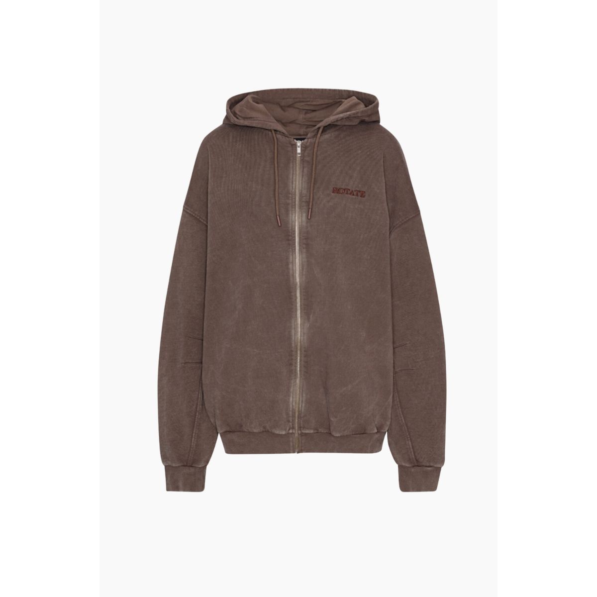 Oversized Sweat Hoodie - Mustang - ROTATE - Brun M