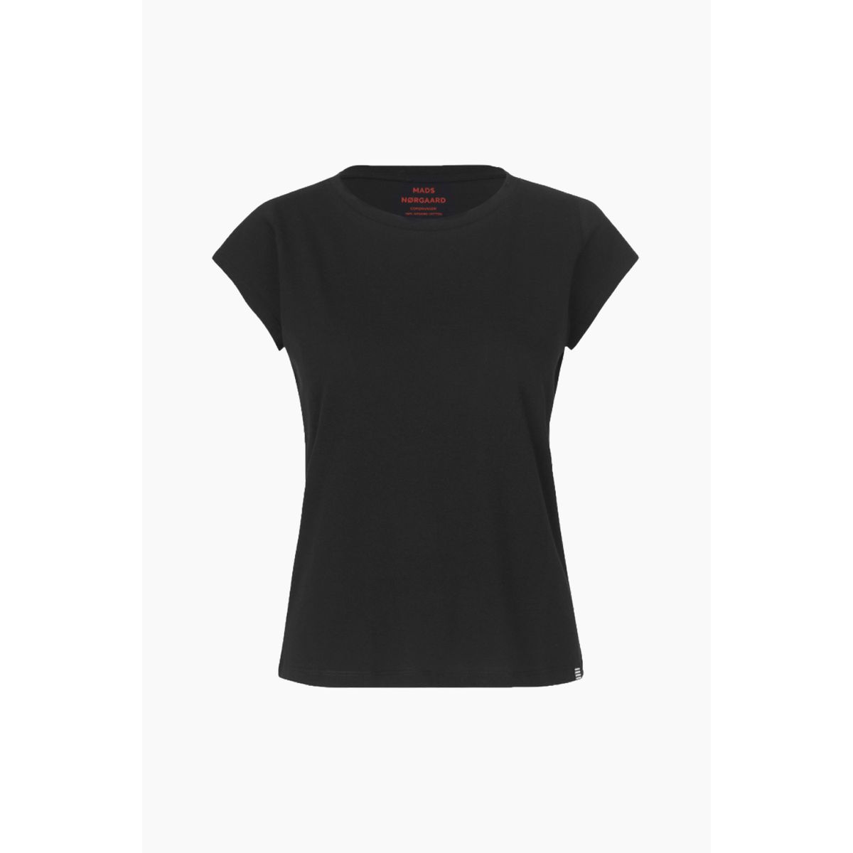 Organic Jersey Teasy Tee - Black - Mads Nørgaard - Sort XS