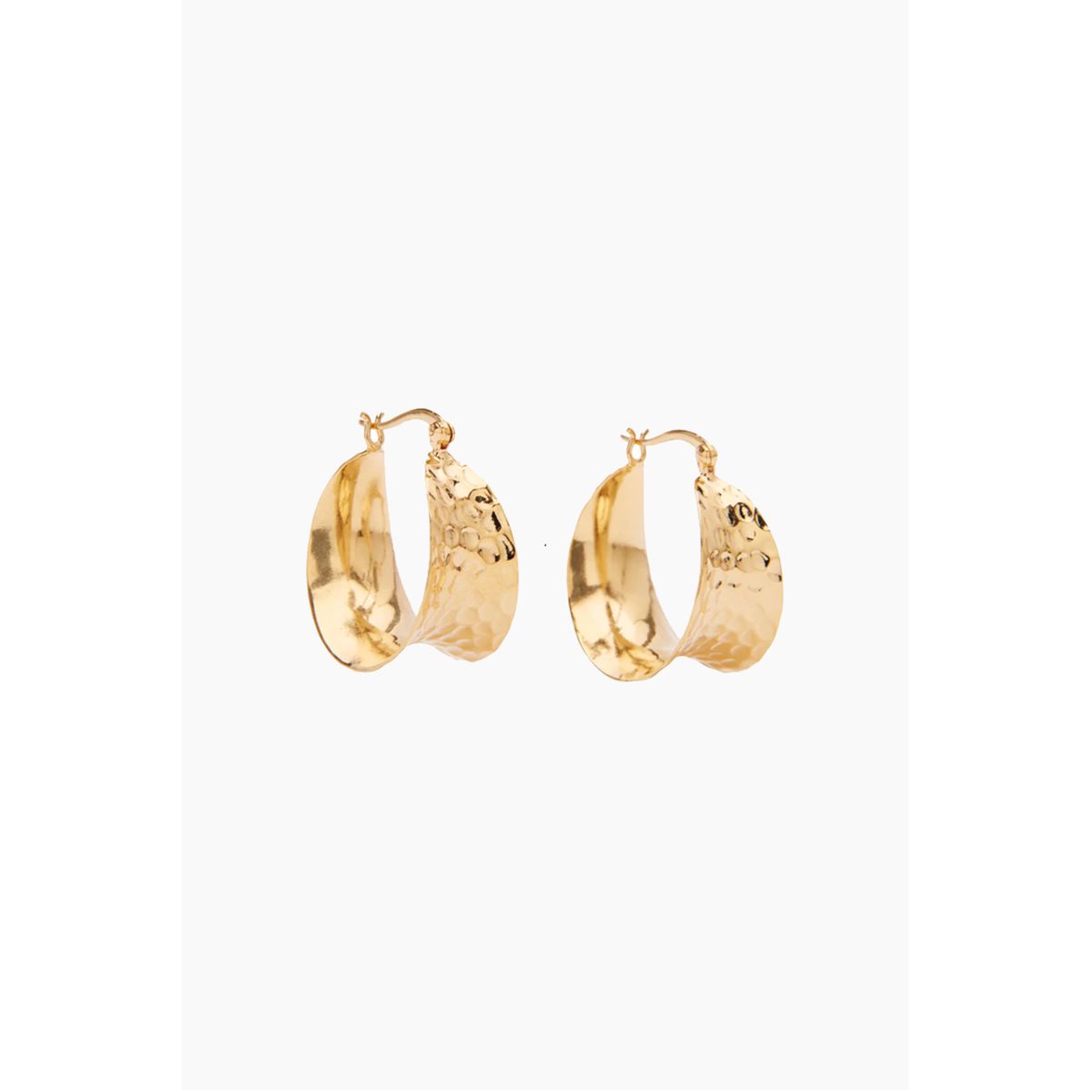 Cleo Grande Hoops - Gold - Pico - Guld One Size