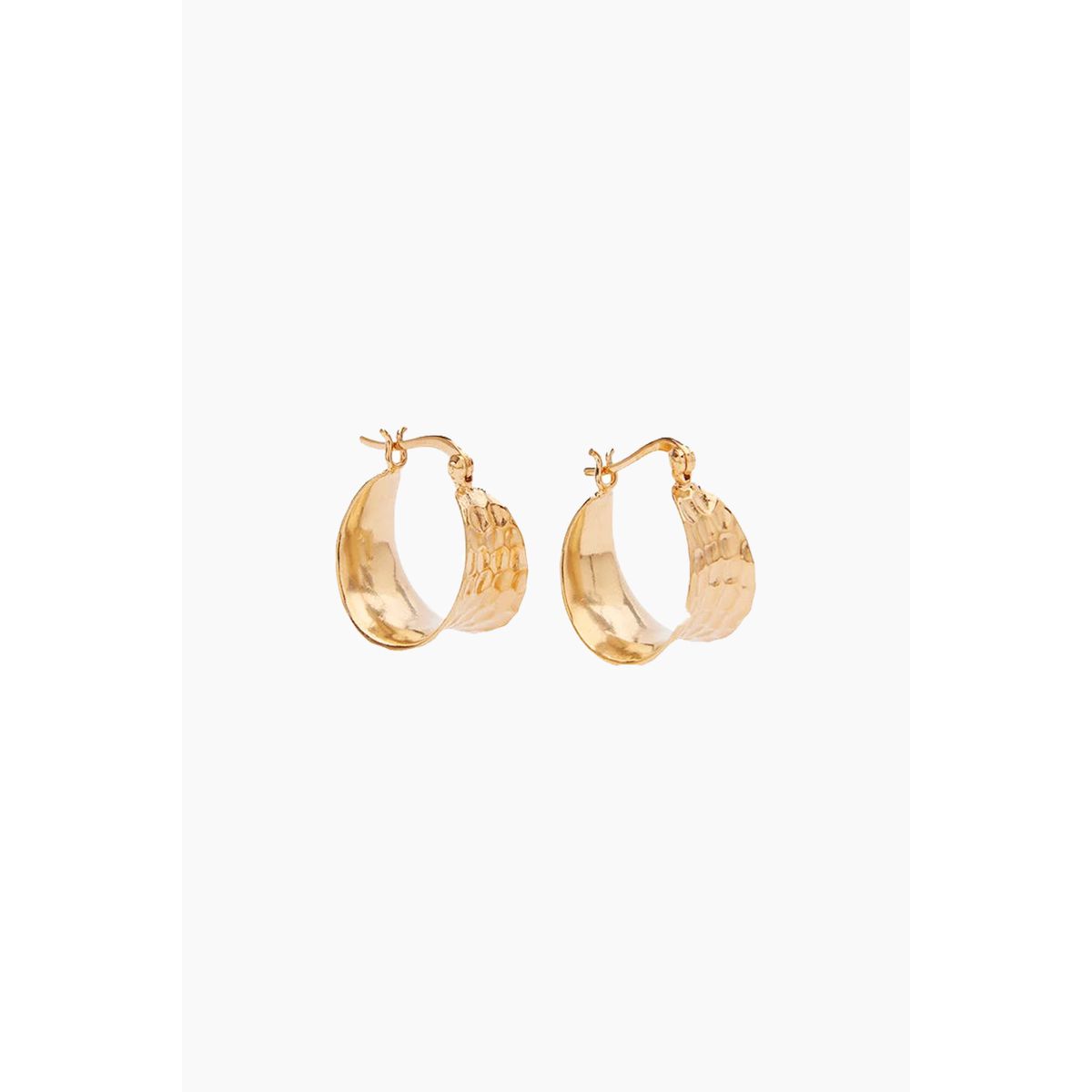 Cleo Petit Hoops - Gold - Pico - Guld One Size