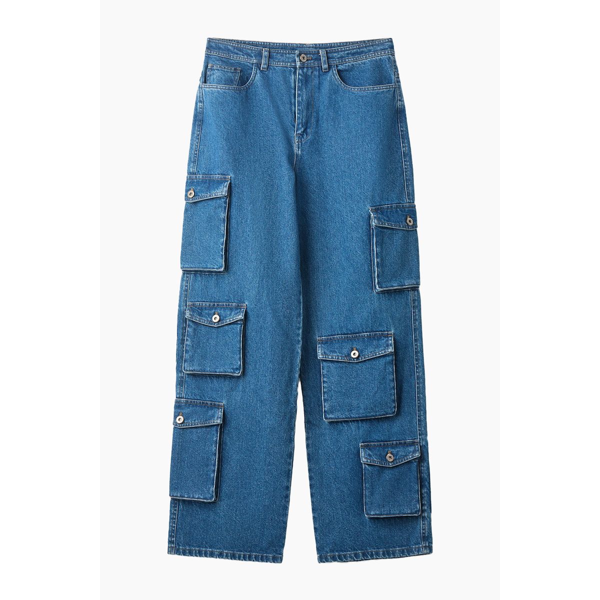 Gad Pants - Medium Denim Blue - H2O Fagerholt - Blå M