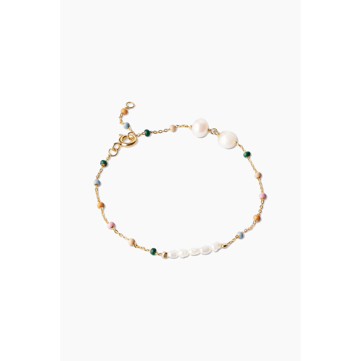 Lola Perla Bracelet - Dreamy/Pearl - Enamel - Guld One Size