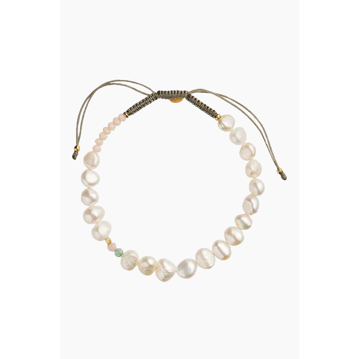 PlanBørnefonden Pearlie Creme Bracelet - Creme - Stine A - Hvid One Size