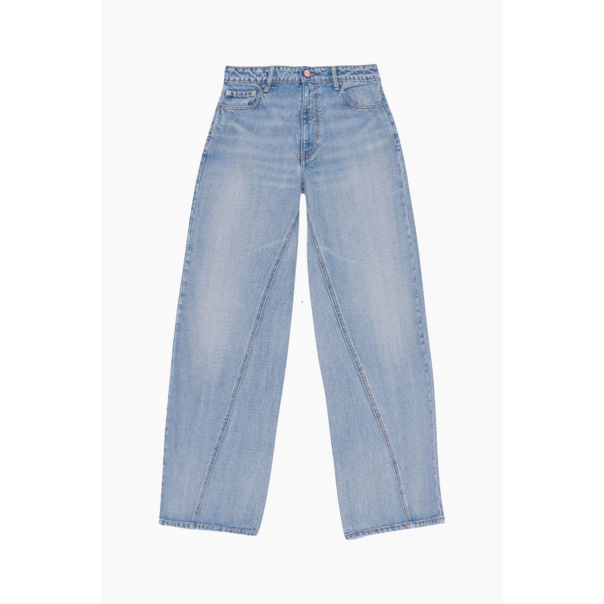 Jozey Rigid Denim - Light Blue Vintage - GANNI - Blå 29/32