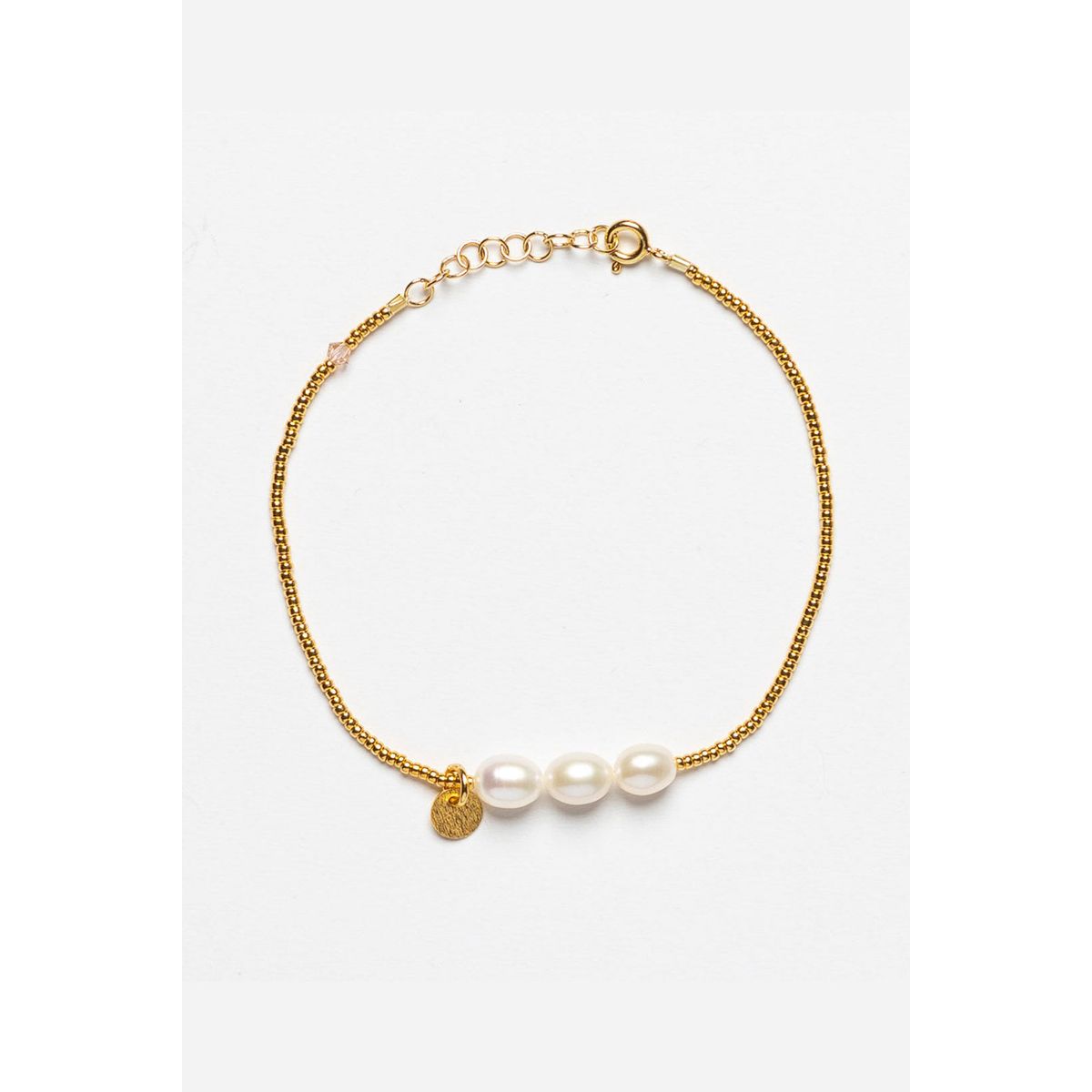 3 Pearls Bracelet - Guld - Sorelle - Guld One Size