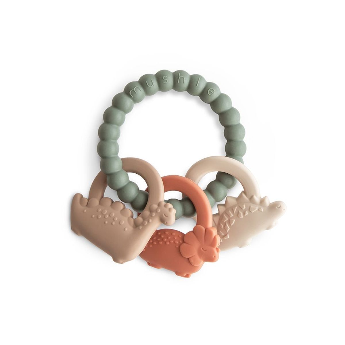 Mushie Teething Ring - Dino