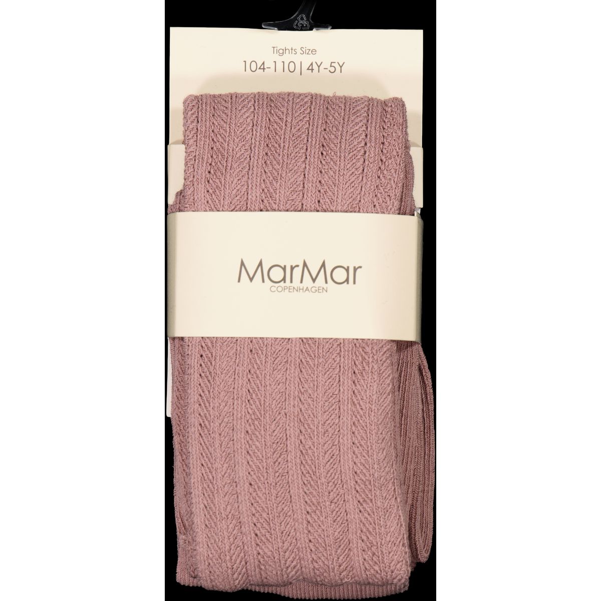 MarMar Pointelle Strømpebukser - Dusty Mauve - 1-1 1/2 år