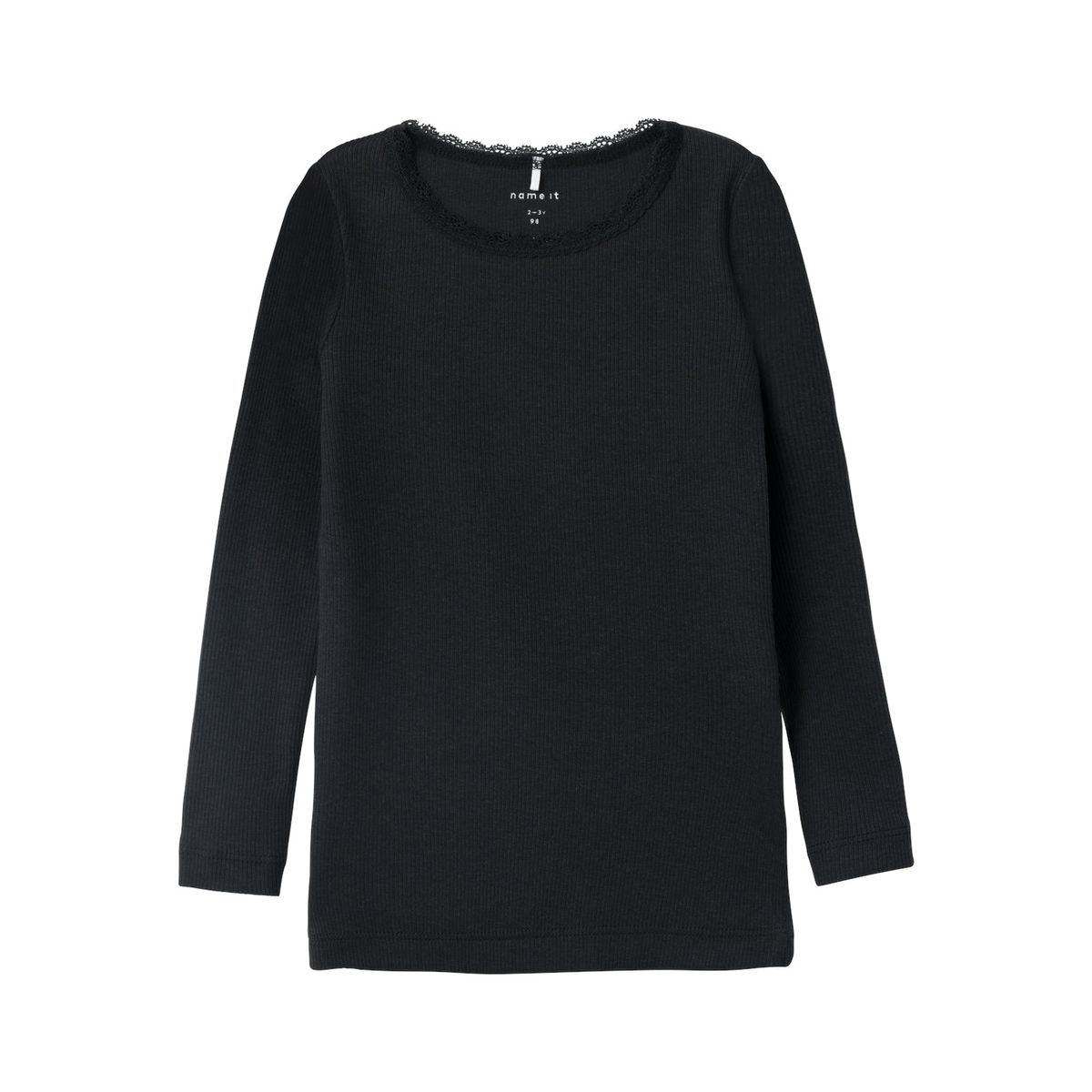 Name It Kab Ls Top Noos - Black - 86 cm