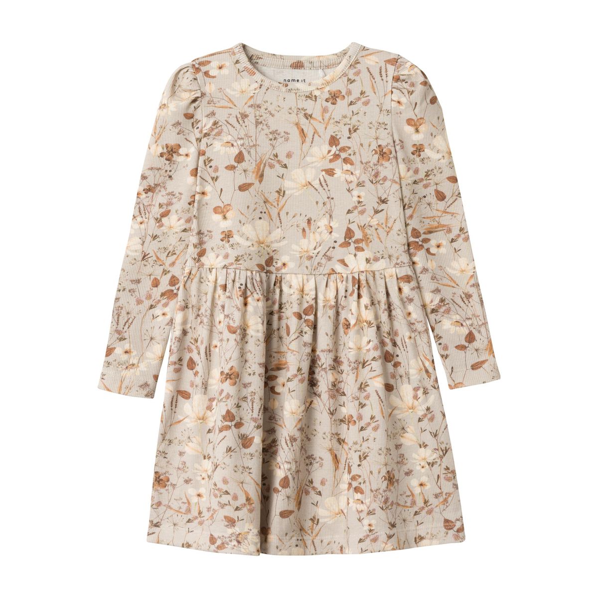 Name It Niara Dress - Oatmeal - 86 cm