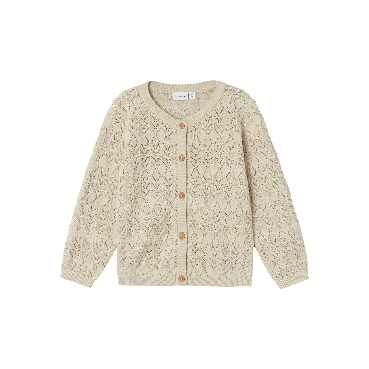 Name It Fhipil Strik Cardigan - Peyote Melange - 86 cm