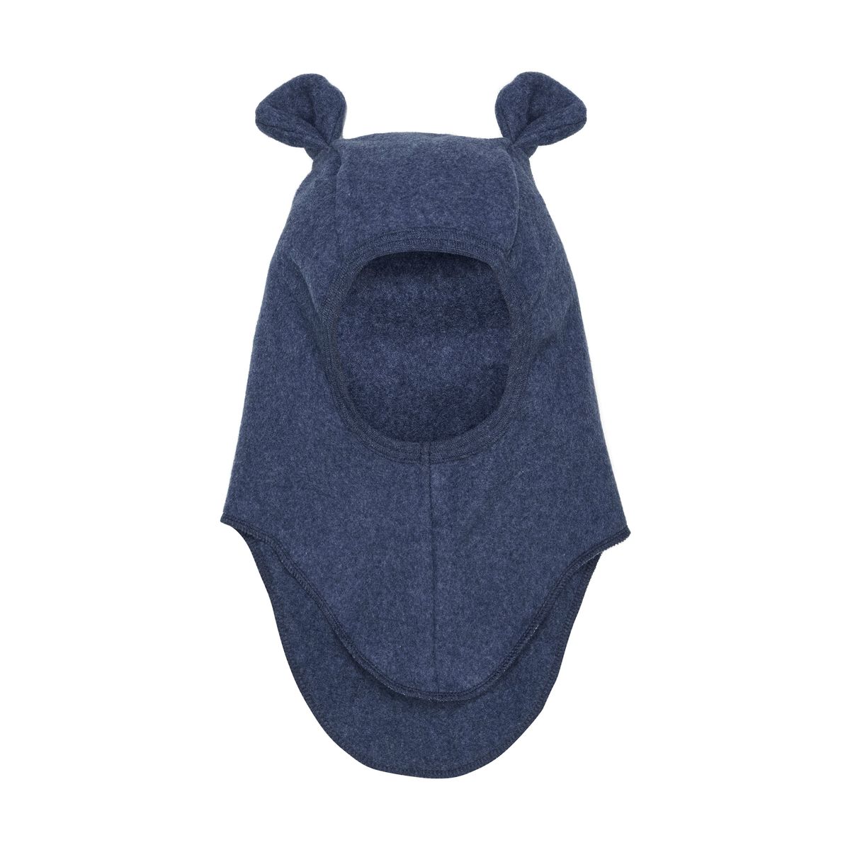 Huttelihut Elefanthue Bomulds Fleece - Navy Melange - 0-1 år